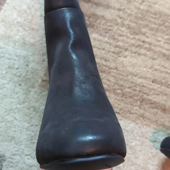 Eloquii Laurah Tall Knee High Block Heel Black Boots - Picture 3 of 10